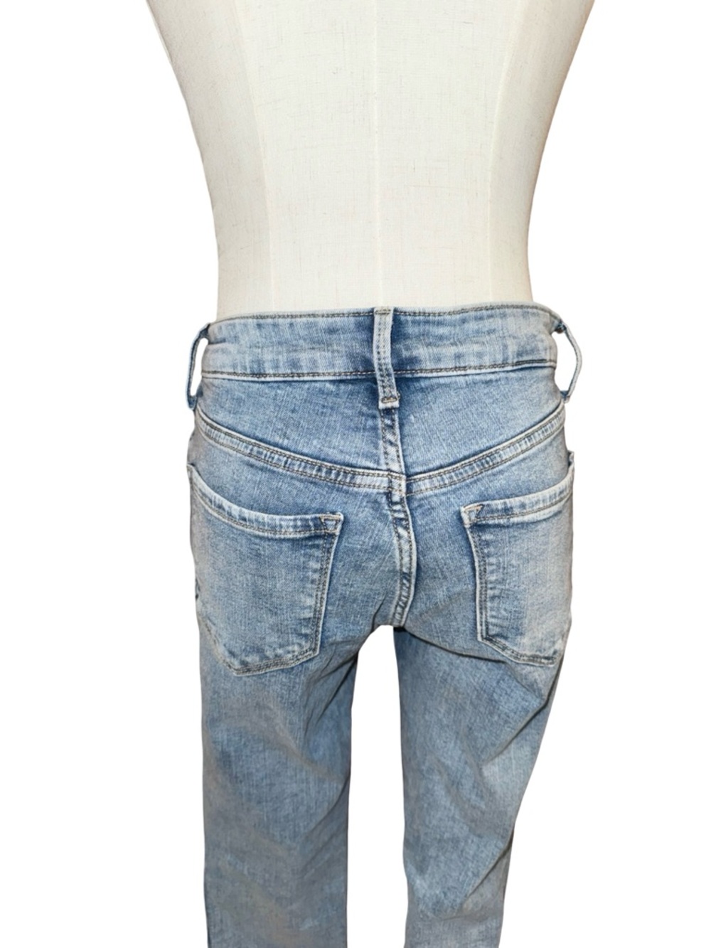 Old Navy Rockstar Super Skinny Mid-Rise Stonewash Jeans Size 2 - Picture 6 of 12